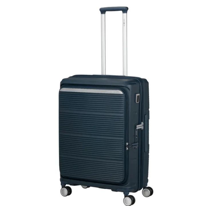 Reistrolleys|Reiskoffers>Samsonite Paralux HS Spinner 67 Expandable midnight blue