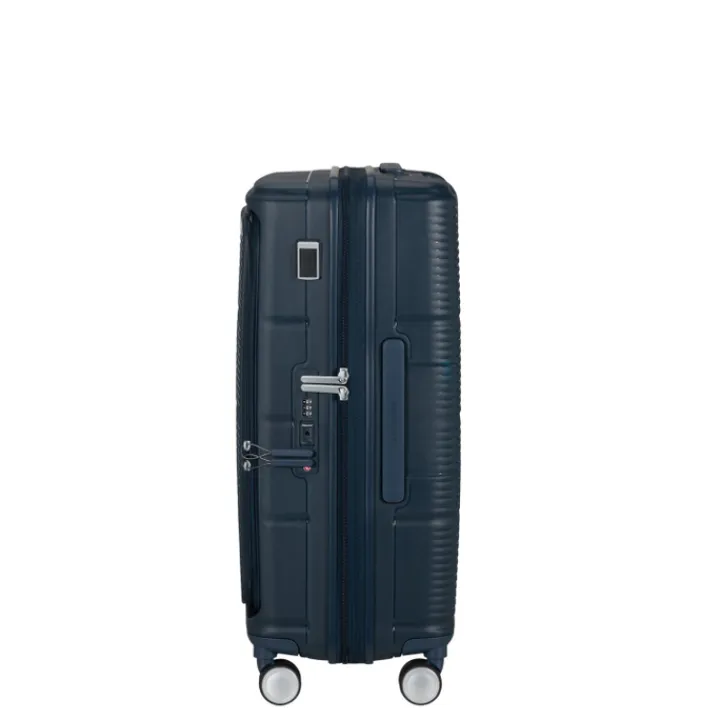 Reistrolleys|Reiskoffers>Samsonite Paralux HS Spinner 67 Expandable midnight blue
