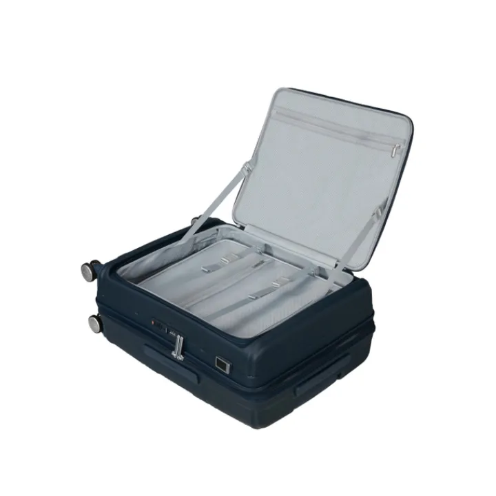 Reistrolleys|Reiskoffers>Samsonite Paralux HS Spinner 67 Expandable midnight blue