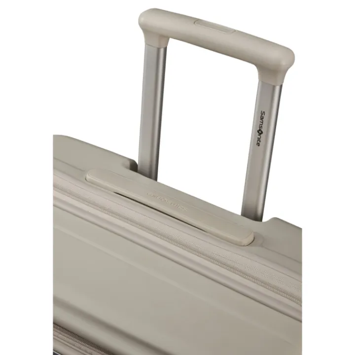 Reistrolleys|Reiskoffers>Samsonite Paralux HS Spinner 75 Expandable stone grey