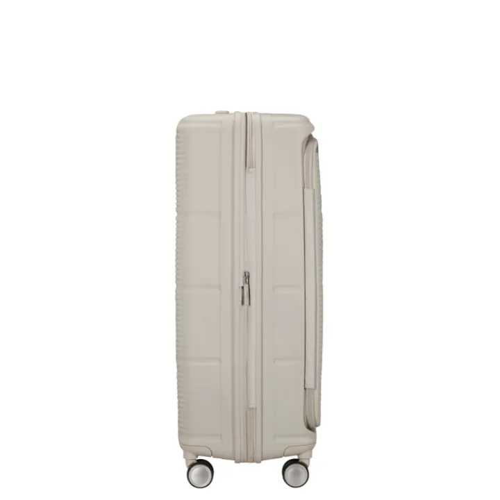 Reistrolleys|Reiskoffers>Samsonite Paralux HS Spinner 75 Expandable stone grey