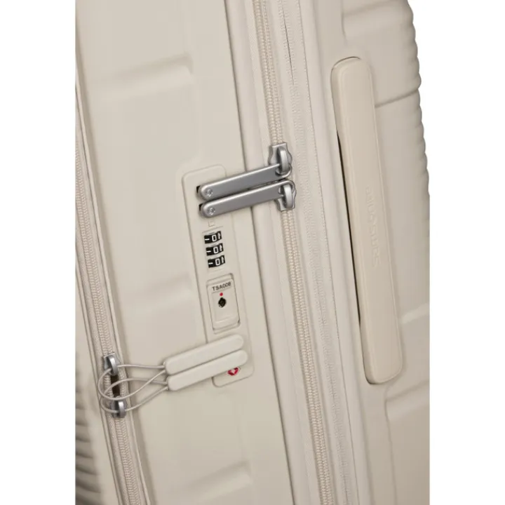 Reistrolleys|Reiskoffers>Samsonite Paralux HS Spinner 75 Expandable stone grey