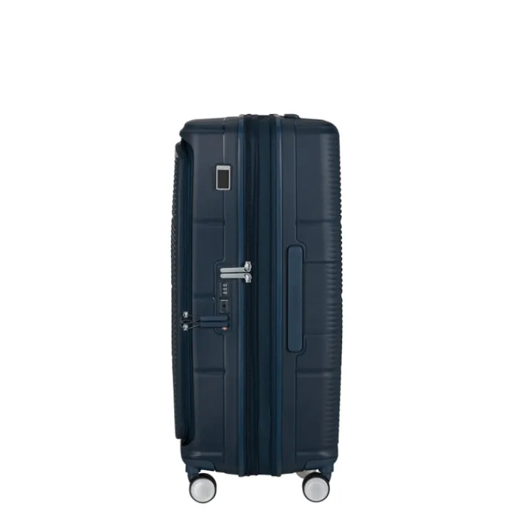 Reistrolleys|Reiskoffers>Samsonite Paralux HS Spinner 75 Expandable midnight blue