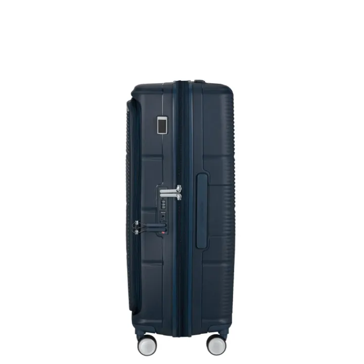 Reistrolleys|Reiskoffers>Samsonite Paralux HS Spinner 75 Expandable midnight blue