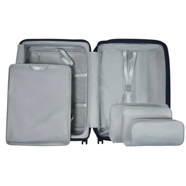 Reistrolleys|Reiskoffers>Samsonite Paralux HS Spinner 75 Expandable midnight blue