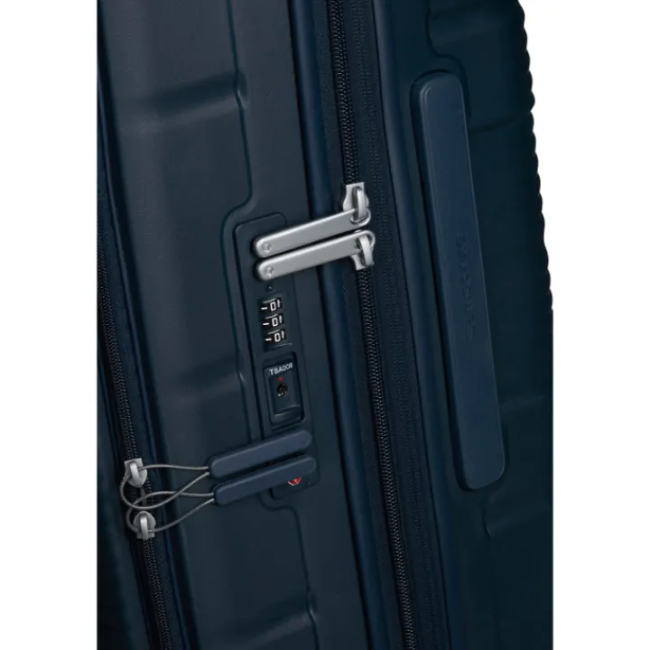 Reistrolleys|Reiskoffers>Samsonite Paralux HS Spinner 75 Expandable midnight blue