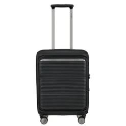 Transavia Trolleys|Handbagage Trolleys>Samsonite Paralux HS Spinner 55 Expandable black