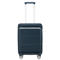 Transavia Trolleys|Handbagage Trolleys>Samsonite Paralux HS Spinner 55 Expandable midnight blue
