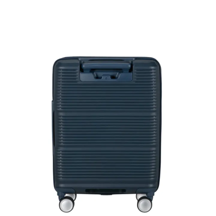 Transavia Trolleys|Handbagage Trolleys>Samsonite Paralux HS Spinner 55 Expandable midnight blue