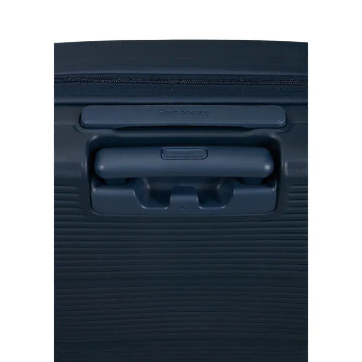Transavia Trolleys|Handbagage Trolleys>Samsonite Paralux HS Spinner 55 Expandable midnight blue