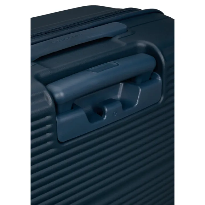 Transavia Trolleys|Handbagage Trolleys>Samsonite Paralux HS Spinner 55 Expandable midnight blue