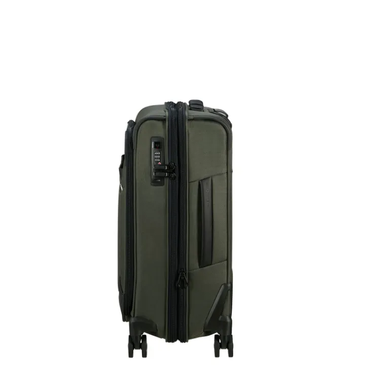 Transavia Trolleys|Handbagage Trolleys>Samsonite Pro-DLX 6 Spinner 55 EXP green