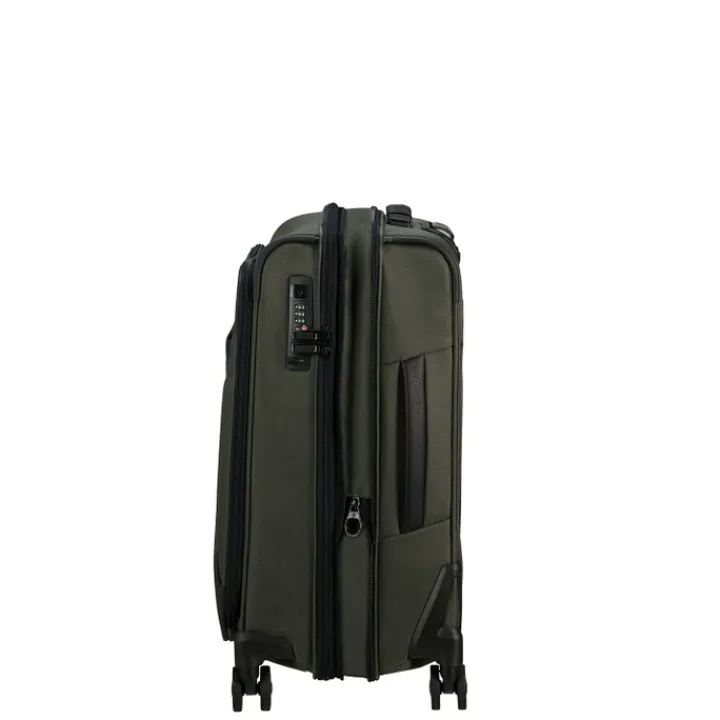 Transavia Trolleys|Handbagage Trolleys>Samsonite Pro-DLX 6 Spinner 55 EXP green