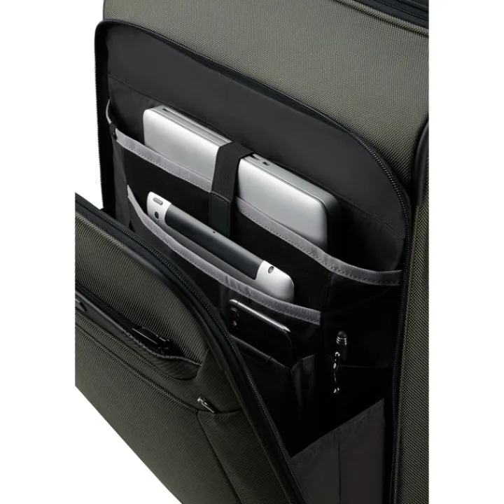 Transavia Trolleys|Handbagage Trolleys>Samsonite Pro-DLX 6 Spinner 55 EXP green