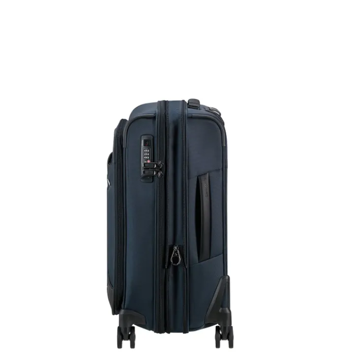 Transavia Trolleys|Handbagage Trolleys>Samsonite Pro-DLX 6 Spinner 55 EXP blue