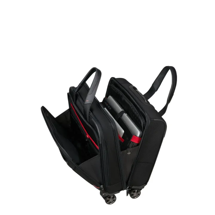 Handbagage Trolleys|Laptop Trolleys>Samsonite Pro-DLX 6 Spinner Tote 15.6" black
