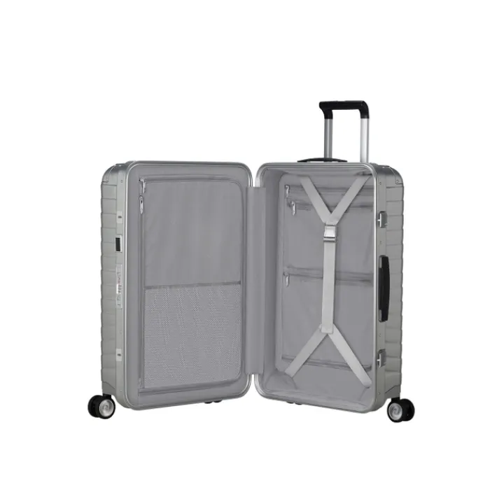 Reistrolleys|Reiskoffers>Samsonite Proxis Alu Spinner 69 aluminium