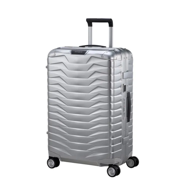 Reistrolleys|Reiskoffers>Samsonite Proxis Alu Spinner 69 aluminium