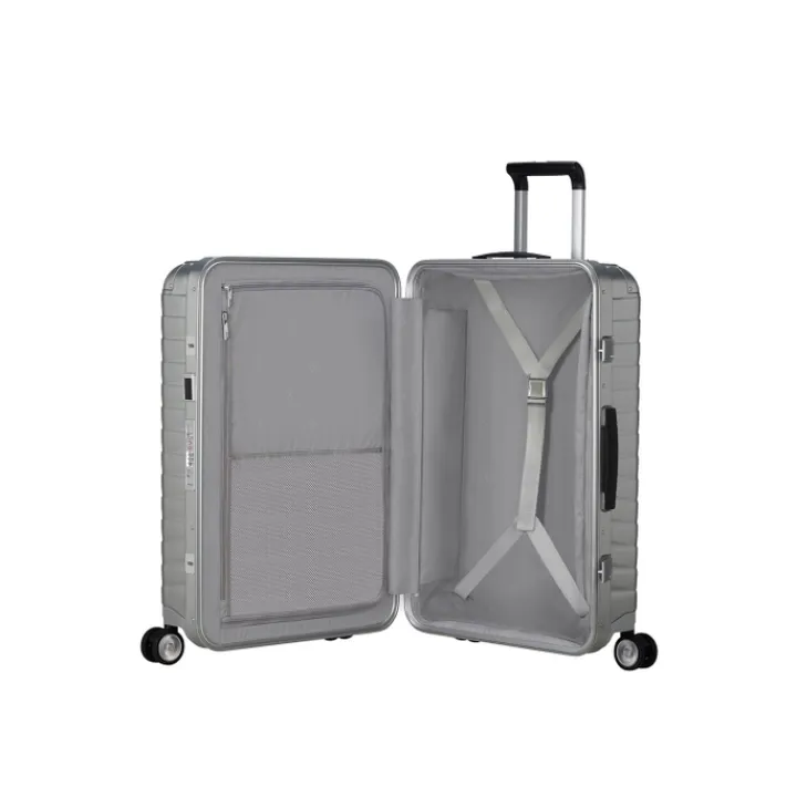 Reistrolleys|Reiskoffers>Samsonite Proxis Alu Spinner 69 aluminium