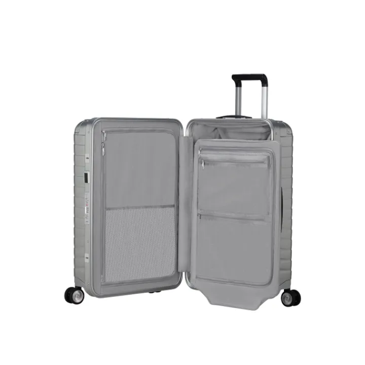 Reistrolleys|Reiskoffers>Samsonite Proxis Alu Spinner 69 aluminium