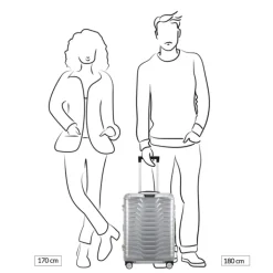 Transavia Trolleys|Handbagage Trolleys>Samsonite Proxis Alu Spinner 55 aluminium