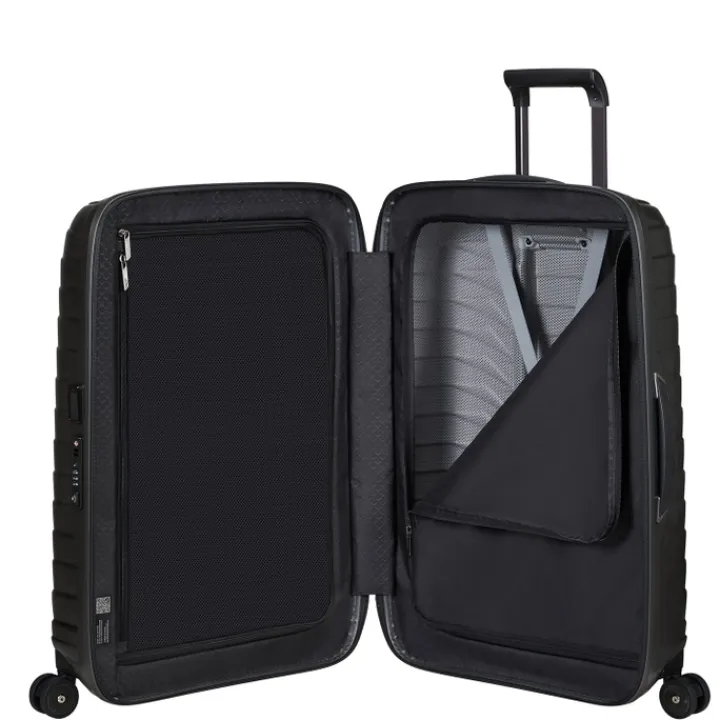 Reistrolleys|Reiskoffers>Samsonite Proxis Spinner 81 matt graphite
