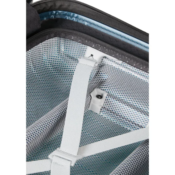 Transavia Trolleys|Ryanair Trolleys>Samsonite Proxis Spinner 55 Expandable petrol blue