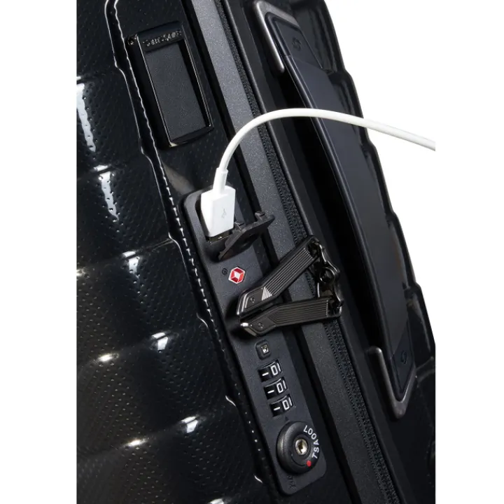Transavia Trolleys|Ryanair Trolleys>Samsonite Proxis Spinner 55 Expandable black