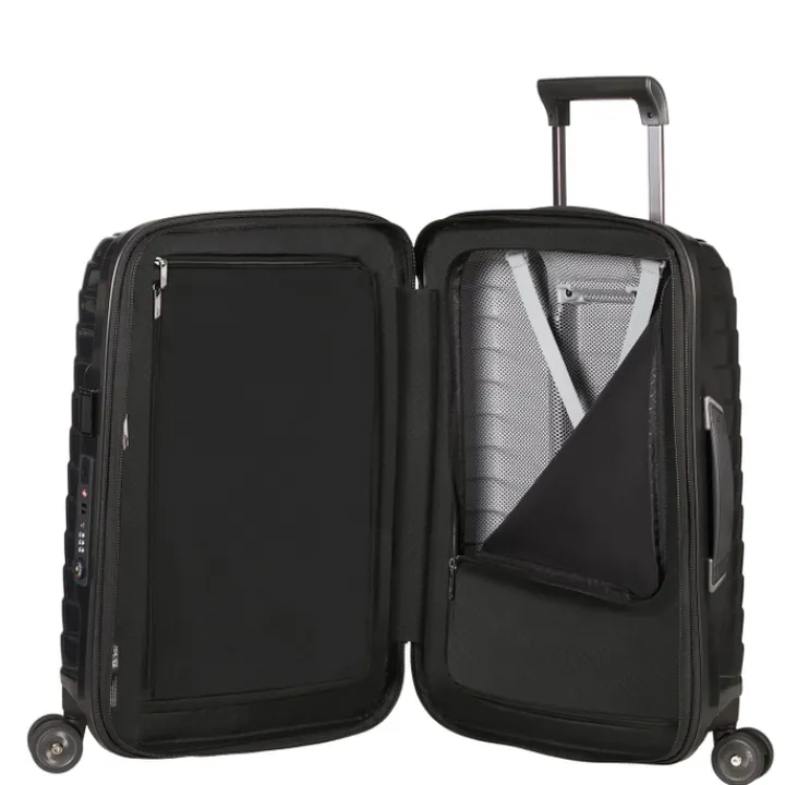 Transavia Trolleys|Ryanair Trolleys>Samsonite Proxis Spinner 55 Expandable black