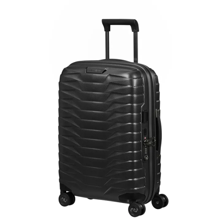 Transavia Trolleys|Ryanair Trolleys>Samsonite Proxis Spinner 55 Expandable matt graphite