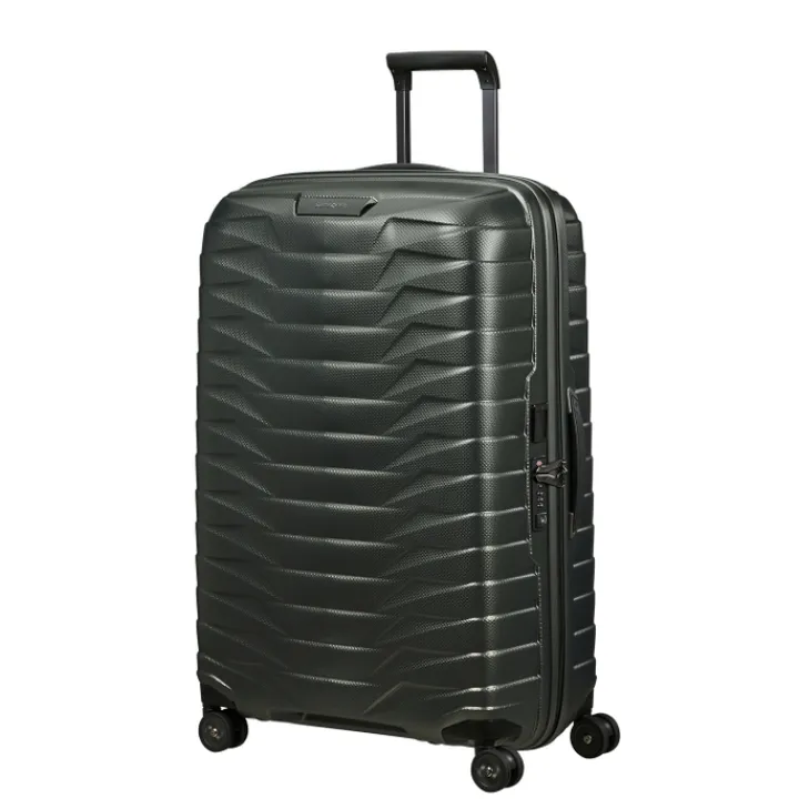Reistrolleys|Reiskoffers>Samsonite Proxis Spinner 75 matt climbing ivy