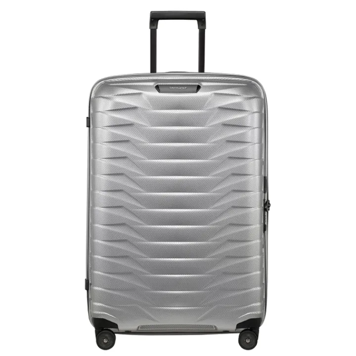 Reistrolleys|Reiskoffers>Samsonite Proxis Spinner 75 silver