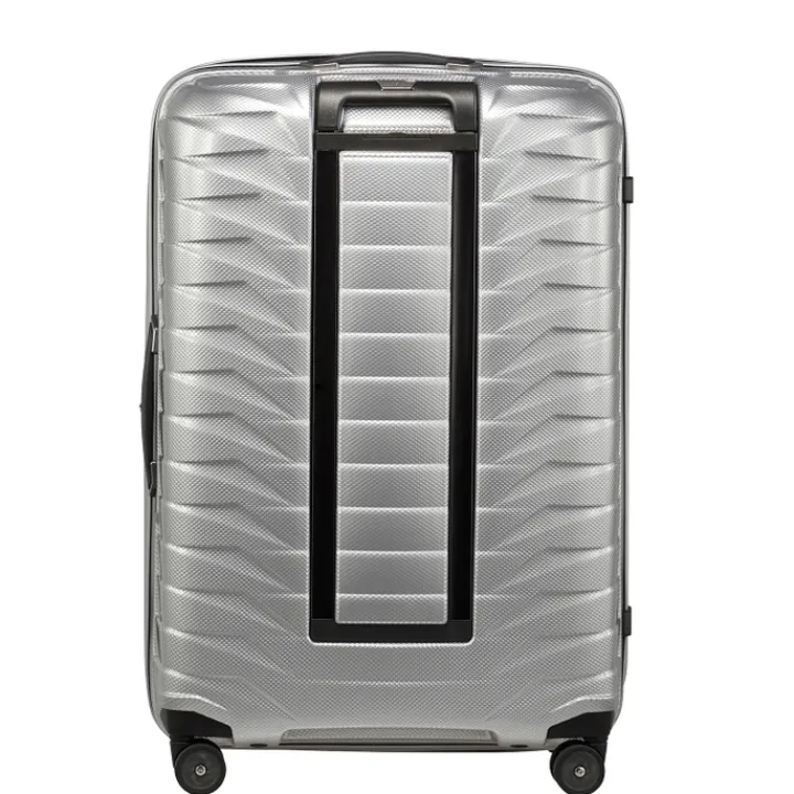 Reistrolleys|Reiskoffers>Samsonite Proxis Spinner 75 silver