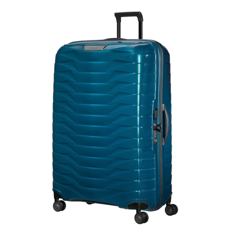 Reistrolleys|Reiskoffers>Samsonite Proxis Spinner 86 petrol blue