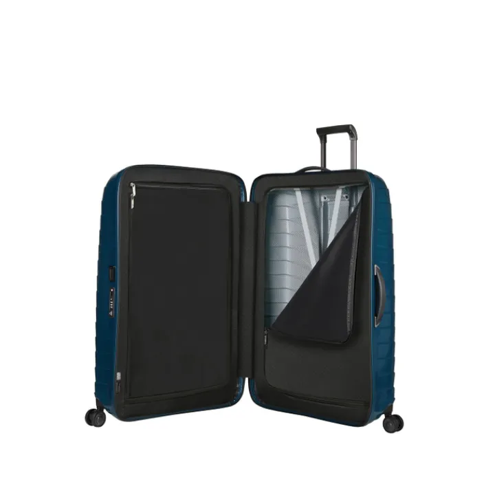 Reistrolleys|Reiskoffers>Samsonite Proxis Spinner 86 petrol blue