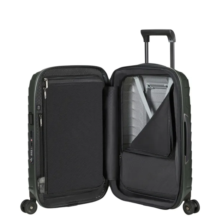 Transavia Trolleys|Klm Trolleys>Samsonite Proxis Spinner 55/35 Expandable matt climbing ivy