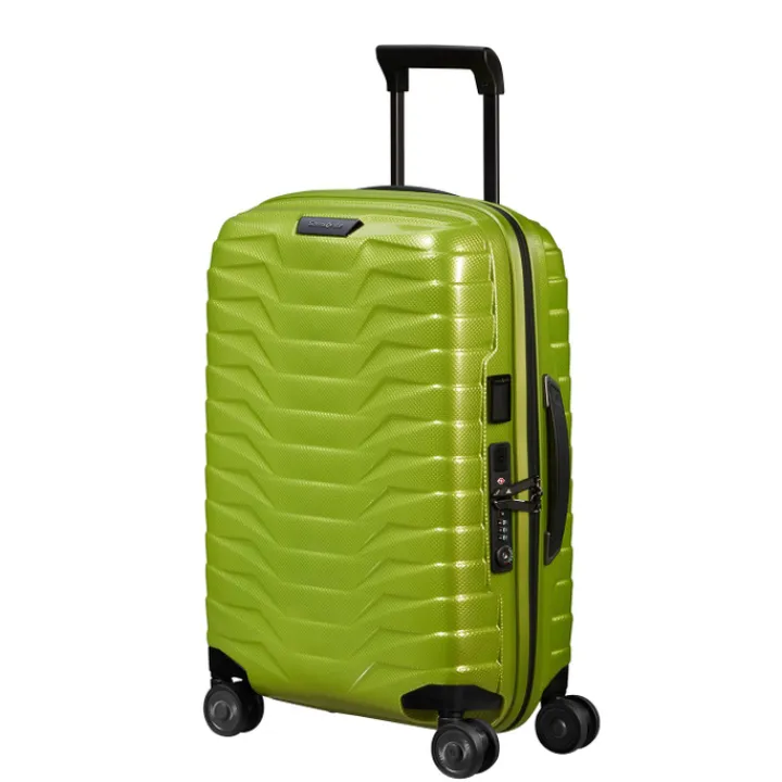 Transavia Trolleys|Ryanair Trolleys>Samsonite Proxis Spinner 55 Expandable lime