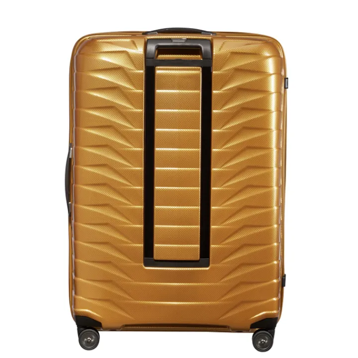 Reistrolleys|Reiskoffers>Samsonite Proxis Spinner 81 honey gold