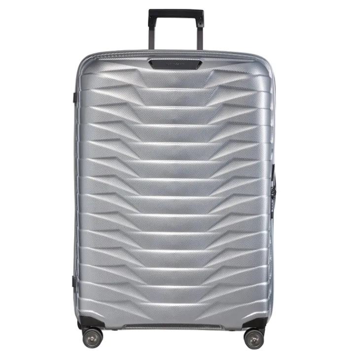 Reistrolleys|Harde Koffers>Samsonite Proxis Spinner 81 silver