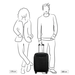 Transavia Trolleys|Handbagage Trolleys>Samsonite Proxis Spinner 55 Exp Easy Access petrol blue
