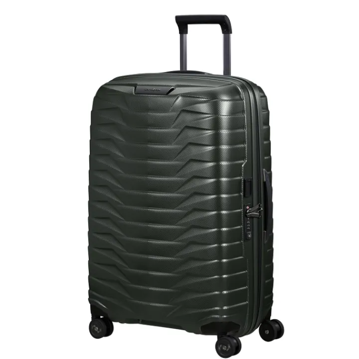 Reistrolleys|Reiskoffers>Samsonite Proxis Spinner 69 matt climbing ivy