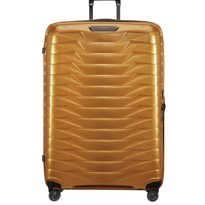 Reistrolleys|Reiskoffers>Samsonite Proxis Spinner 86 honey gold