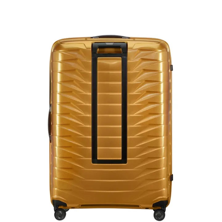 Reistrolleys|Reiskoffers>Samsonite Proxis Spinner 86 honey gold