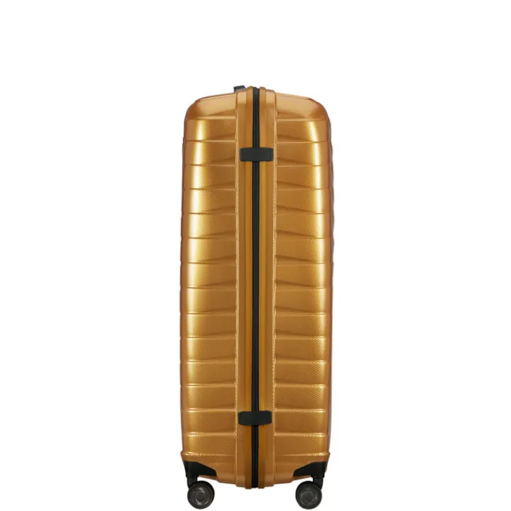 Reistrolleys|Reiskoffers>Samsonite Proxis Spinner 86 honey gold
