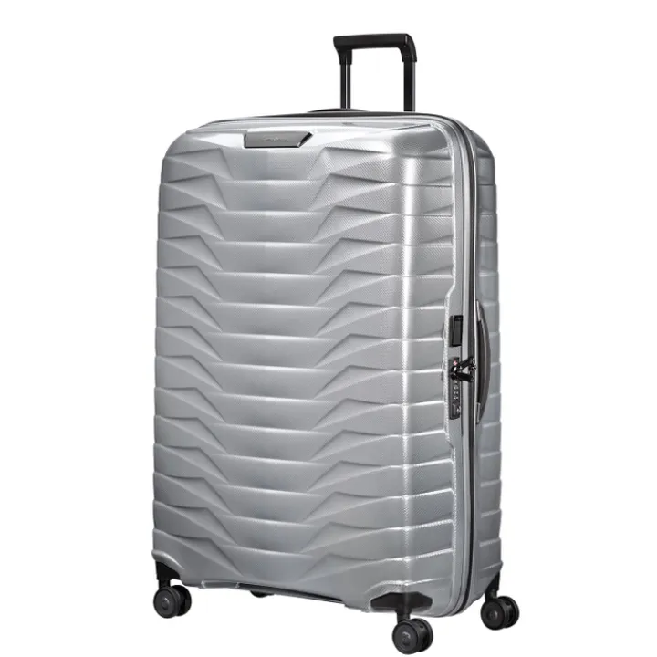 Reistrolleys|Reiskoffers>Samsonite Proxis Spinner 86 silver