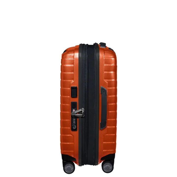 Transavia Trolleys|Klm Trolleys>Samsonite Proxis Spinner 55/20 Expandable Length 35Cm flame