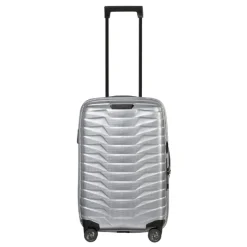 Transavia Trolleys|Klm Trolleys>Samsonite Proxis Spinner 55/35 Expandable silver