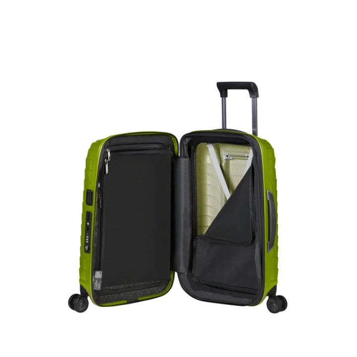 Transavia Trolleys|Klm Trolleys>Samsonite Proxis Spinner 55/35 Expandable lime