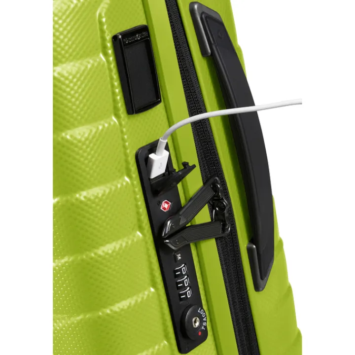 Transavia Trolleys|Klm Trolleys>Samsonite Proxis Spinner 55/35 Expandable lime