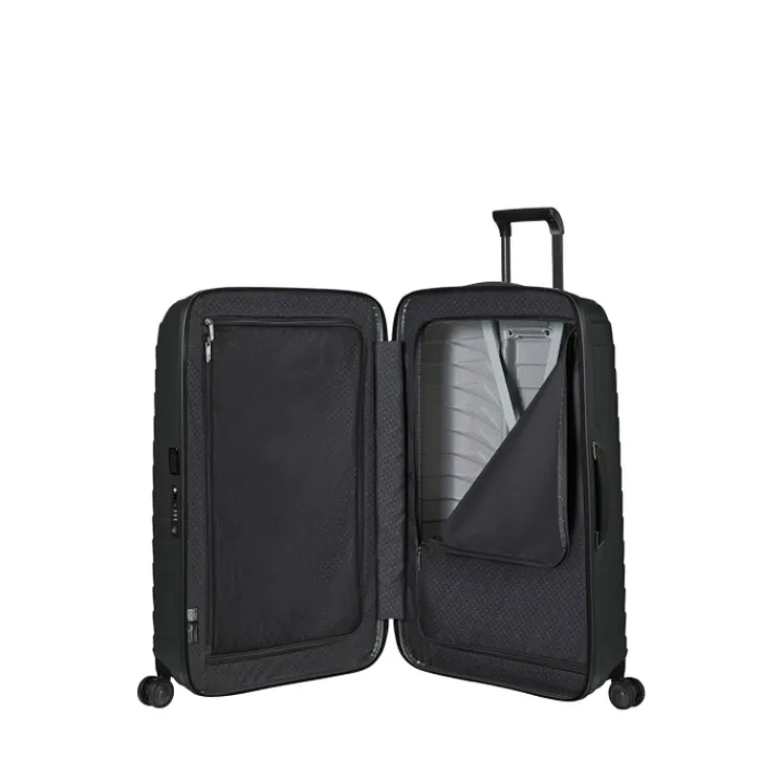 Reistrolleys|Reiskoffers>Samsonite Proxis Spinner 86 matt graphite
